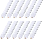 Onlylux 8ft Led Bulbs, 12 Pack 96" 45watt Fa8 Single Pin Tube Lights 5400lm. Fixed Price $115.00.