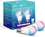 Kasa Smart Light Bulbs (kl125p2), Full Color Changing Dimmable Wifi 2 Pack. Fixed Price $17.99.