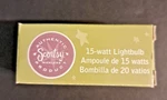 Scentsy Light Bulb 15 Watt Clear Ke 15wlite New Old Stock 0pen Box. Fixed Price $4.95.