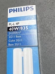 25 Bulb Philips Pl-l 4p 40w/835/4p/rs/is 2gii Base Fluorescent Tube Lamp New. Fixed Price $145.00.