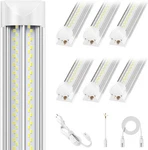 Elekico 6 Pack V Shape 8ft Led Shop Light 100w 15000lm 5000k. Fixed Price $224.99.