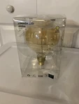 Ikea Lunnom Led Bulb E26 400 Lumen Globe Stripe/brown Clear Glass103.450.11. Fixed Price $26.41.