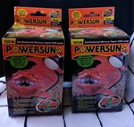Lot Of 2: Zoo Med Powersun Uv Lamp 100w Self-ballasted Vapor Uvb. Fixed Price $63.99.