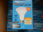 9 Pack Optolight Br30 11w: Led Dimmable Bulb Warm White, 2700k 800 Lumens. Fixed Price $24.99.