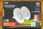 Feit Electric Recessed Downlight 45w Equivalent 7.2 Watt Fits 4" Cans Dimmable. Fixed Price $16.99.