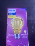 Philips Yellow A19 Medium 4w Indoor/outdoor Led Decorative Party Light Bulb. Fixed Price $10.00.