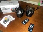 2-pack Luditek Party Lights Sound Activated Dj Disco Ball W/ Remote Control. Fixed Price $16.99.