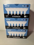 Lot Of 3 Hyperikon 10w 2700k Warm White Glow 6 Pack Led Bulbs Hyperpar30-10d27. Fixed Price $52.00.