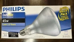 2 Phillips Duramax Indoor Br40 Flood Light Bulb 65w Last 2.3 Years Free Shipping. Fixed Price $19.97.
