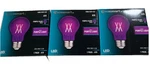 Ecosmart Purple Glass Bubble Light - Decorative Ambient Lighting, (3 Pack). Fixed Price $23.99.