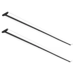 Hykolity 8ft Led Shop Lights 12600lm 5000k Daylight White Ultra Slim 2-pack. Fixed Price $305.98.