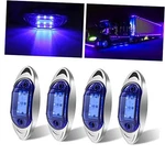 Biqing 4pcs 1.8 Inch Led Side Marker Lights,6led Trailer Lights Blue. Fixed Price $31.57.