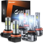 Sealight 9005/hb3 H11/h9/h8 Light Bulbs Combo And F1 H11 Led Fog 66,. Fixed Price $172.33.