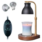 Sokcvsea Candle Warmer Lamp - Timer, Dimmable, Height Adjustable, Black. Fixed Price $50.27.