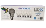 6 Pack Feit Dimmable Led Enhance Daylight Light Bulbs (8.8w =60w) Led60 #1300539. Fixed Price $13.00.