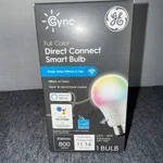4 Ge Cync Smart Bulb Dynamic Fx Full Color A19 Wi-fi Works With Alexa Google. Fixed Price $55.99.
