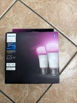 Philips Hue White And Color, 2 Pack, A19, 60w Led Smart Bulb -free Shipping. Fixed Price $59.99.