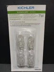 Kichler Showscape 7-watt 12-volt Wedge Base T5 Type Light Bulbs 4 Pack New. Fixed Price $8.46.