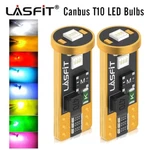 Lasfit T10 194 168 W5w Led License Plate Light Bulbs White Amber Red Green 2825. Fixed Price $9.99.