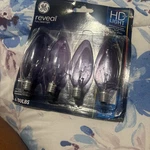 Ge - 74036 Clear Finish 60w Decorative Bc Candelabra Base 1 Pack/4 Bulbs. Fixed Price $16.04.