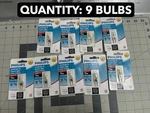 New 9-pack Lot Philips 75w T4 Gy6.35 Base Accent Landscape Light Bulb Bi-pin. Fixed Price $42.56.
