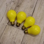 4pc- Vintage Philips 40-watt A21 Light Bulbs Yellow Coated Decorative Color Bulb. Fixed Price $17.99.