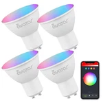 Gu10 Smart Bulb 4 Pack, Rgbcw Color Changing Alexa Led Light Bulbs 5w - Wifi Tra. Fixed Price $55.73.