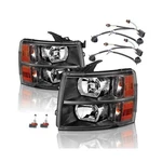Headlights Assembly With Bulb & Wiring Harness Compatible 2007-2013 Chev.... Fixed Price $163.75.