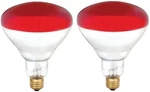 Westinghouse 0395848 2 Count 250 Watt R40 Dimmable Red Heat Lamp Bulbs. Fixed Price $28.99.