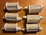 6 Used Feit Electric Miniature Led Light Bulb 100w 120v White Bp100j78/led/hdrp. Fixed Price $35.00.