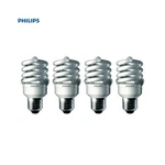 Philips Led Energy Saver Compact Fluorescent T2 Twister Bright Light Bulbs 4 Pck. Fixed Price $60.26.