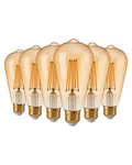 Edishine 6 Pack Vintage Led Edison Bulbs,st64 Dimmable Amber Warm Light, 240. Fixed Price $21.99.