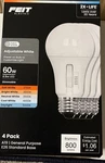 Feit A19 E26 (medium) Led Bulb Adjustable White 60 Watt Read Description. Fixed Price $25.00.