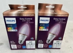 (2) Philips 40-watt Smart Wi-fi Led Color Changing Light Bulb Powered By Wiz. Fixed Price $24.98.