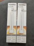 2 Pack Sunlite 60003 - Pl13/e/sp27k Bulb. Fixed Price $14.99.