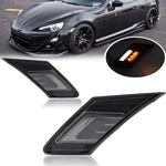 Smoked Lens White/amber Led Front Side Marker Lights For Scion Fr-s, Subaru Brz. Fixed Price $59.46.