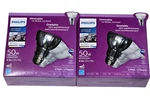 2 Packs Of 3 Philips Dimmable No Flicker 5.5w Led Indoor Par 20 Flood. Fixed Price $30.99.