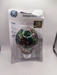 Ge Stained Glass 25w Hand Painted Light Bulb A19 General Electric. Fixed Price $14.99.