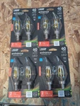 Feit Electric Enhance 60w Led Light Bulb Flame Tip Dimmable Candelabra 4 Pack. Fixed Price $19.99.