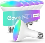 Govee Smart Light Bulbs, 1200 Lumens Dimmable Br30 Rgbww Color Changing L. Fixed Price $90.00.