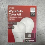 Wyze Labs Wlpa19cv2-2pk Smart Bulb A19, 2-pack, Color, Wifi, Home Assistant. Fixed Price $19.01.