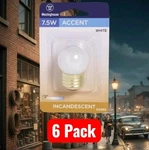 6 Westinghouse 7.5 W S11 Specialty Bulb E26 (medium) White. Fixed Price $10.99.