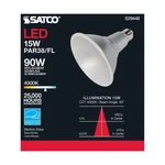 Satco S29448 - 15 Watt Par38 Led Light Bulbs 4000k 120 Volts 6 Pack. Fixed Price $64.53.