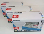 Feit Esl15br30/bw/3 Cfl Flood Light Bulbs 3-bulbs Ecobulb Bright White 65w 3pks. Fixed Price $19.50.
