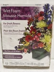 Floracraft Wet Foam Brick Pkg Of 4pc 2.8x3.8x8.8 Sealed -fresh Flowers Arranging. Fixed Price $18.29.