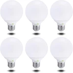 6 Pack Bioluz Dimmable Globe Led G25 Bulbs, Count (pack Of 1), White. Fixed Price $28.22.