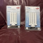 Lot Of 2 Utilitech 0933411 Replacement Bulbs 75w Using 27w Daylight Pair Set New. Fixed Price $11.67.