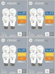 4x Ge Classic 40-watt Eq A19 Soft White Dimmable Led Light Bulb (2-pack) Bundle. Fixed Price $40.00.