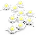 10 Pcs High Power Led Chip 3w White (6000k - 6500k / 600ma 700ma Dc 3v 3.4. Fixed Price $10.57.