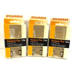 Lot Sylvania Designer Plus 12w Lightbulbs Flame Shaped Candlebra Screw In Base. Fixed Price $14.85.